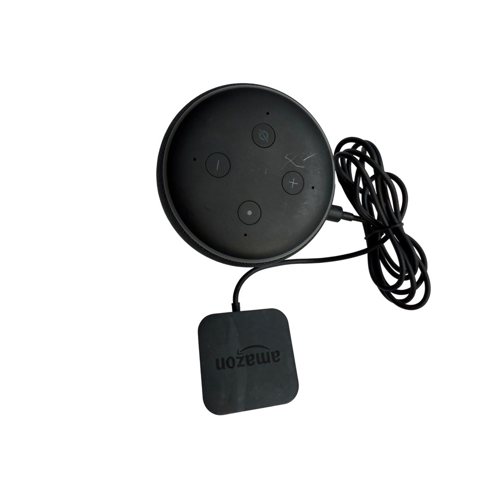Amazon Echo Dot 3rd Gen Smart Speaker Charcoal Black C78MP8 with Power Adapter
